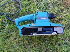 MAKITA 9404/2 4" ELECTRIC 100MM BELT SANDER 240V In Good Condition