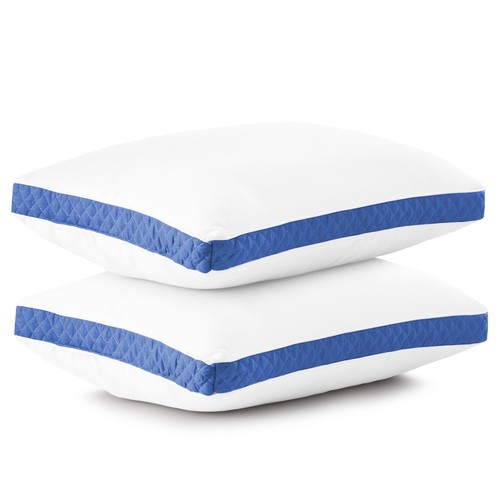 Gusseted pillow set - pillow, bed