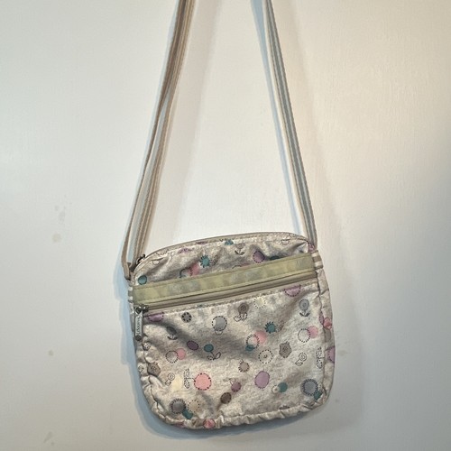 Lesportsac gray polka dot - lesportsac, &