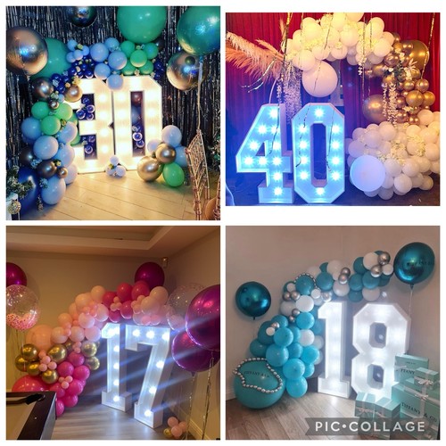 4ft light numbers - 0–9, |