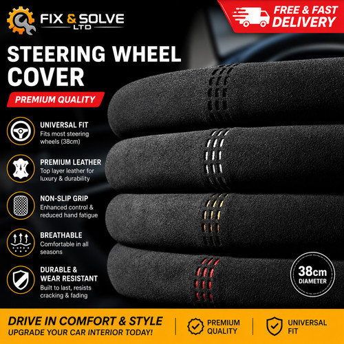 Alcantara suede auto steering - alcantara,