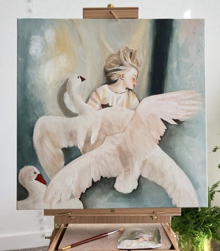 Original oil painting - , on