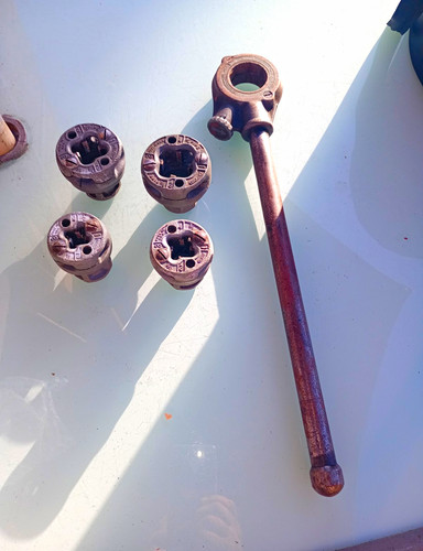 Ridgid ratcheting pipe - ratcheting,
