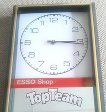 V RARE ESSO WALL CLOCK AND