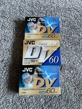 3 x JVC DVM 60 Mini DV Digital