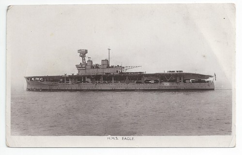 Hms eagle aircraft carrier - hms,