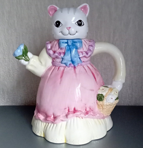 Cat novelty glossy ceramic - cat,
