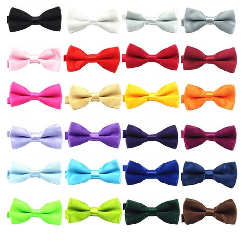Kids plain bow tie children - kids,