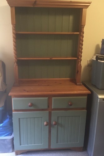 Vintage pine dresser part - pine,