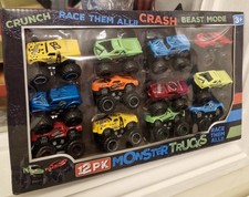 12 Pk Monster Trucks . 3 Year