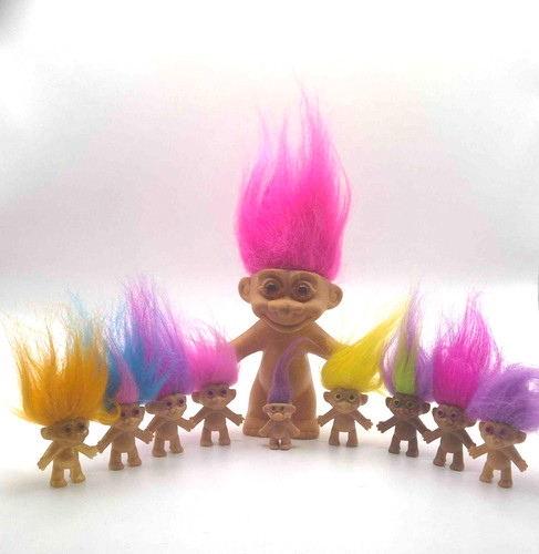 Retro troll doll collection - retro,