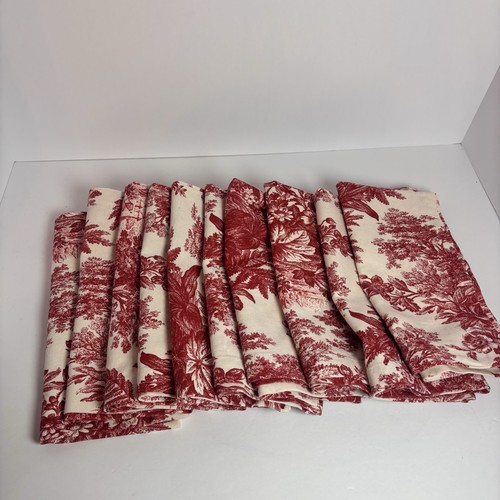 Pottery barn red toile linen - barn,