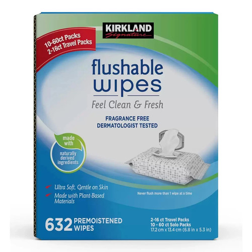 Kirkland flushable moist - kirkland,
