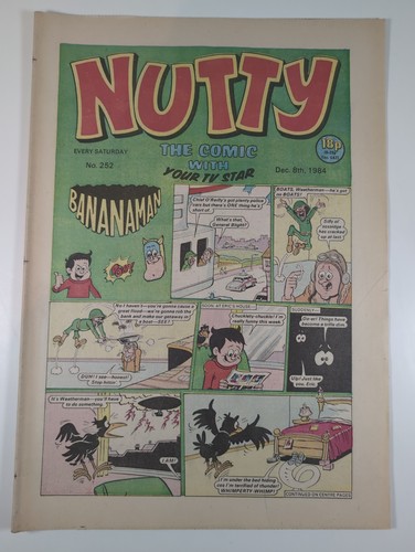 Nutty comic featuring - nutty,
