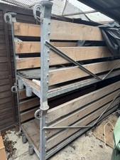 Stillage Crates galvanised with strong wood slats ￼