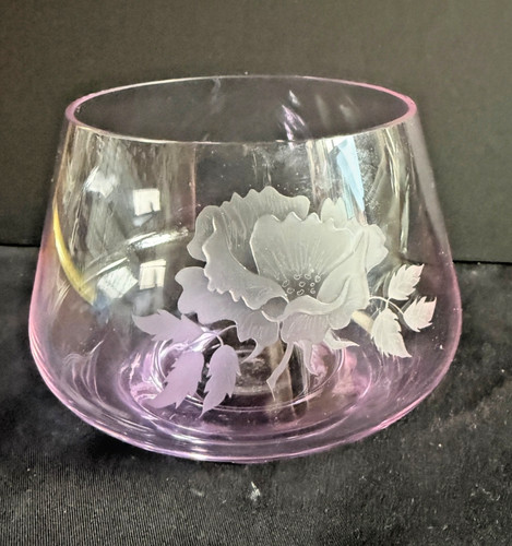 Caithness amethyst pink glass - amethyst,