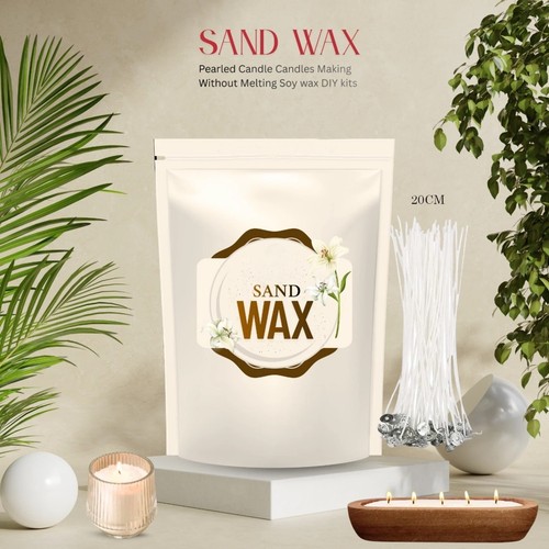 Pearled candle sand wax - pearled,
