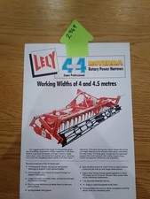 Lely 44 Roterra Power Harrow Sales Leaflet