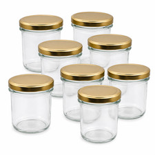 Glass Jar 350ml with Lid for
