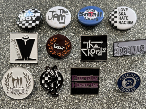 Ska mods skinheads - skinheads, pin