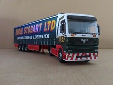 Corgi 1/50 Scale Model Truck CC13401 - MAN TGA Curtainside - Eddie Stobart Ltd