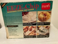 Vintage EEZE Chip Microwave Potato Chip Maker with Instructions