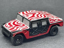 MATCHBOX HUMVEE RED & WHITE CAMO
