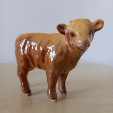 Beswick Highland Calf Cow Figurine 4" In beautiful Condition 