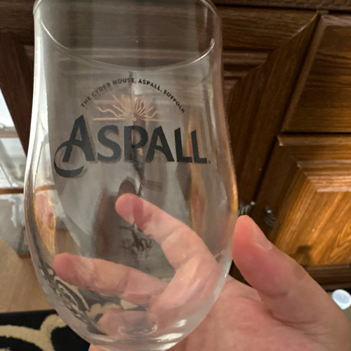 Aspall cider pint glass - cider,