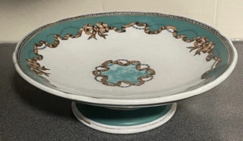 Antique pedestal bowl - antique,