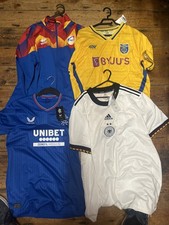 4x NEW football shirt genuine