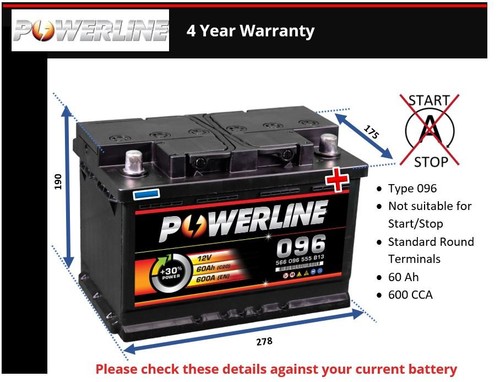 Battery fits jaguar type - fits, x