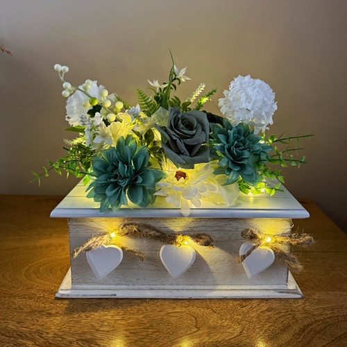 Wedding wooden centrepiece - wooden,