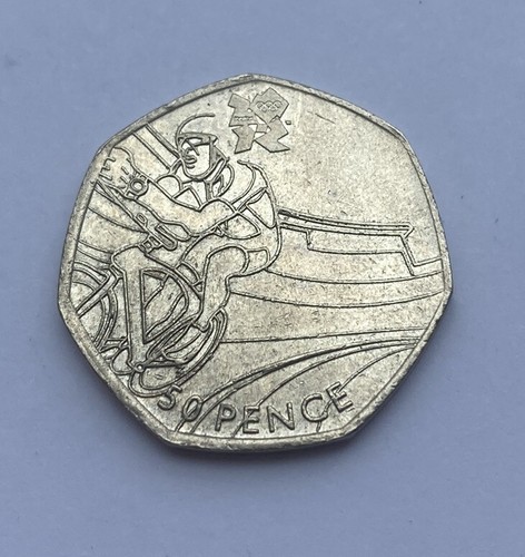 Rare olympic cycling 50p - |,
