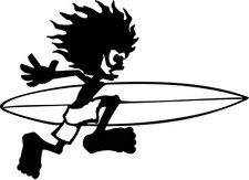 large 24"  surfs up surf board