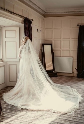 Cathedral lace wedding veil - cathedral,