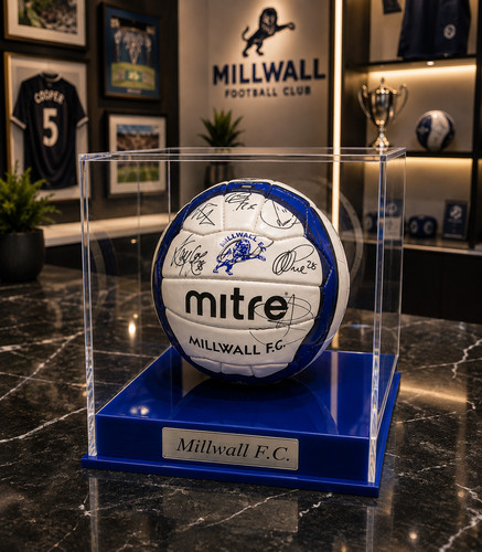 Football display case - display,
