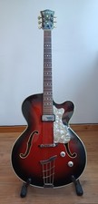 Hofner guitar 'The Burgundy President' thinline c1964 Restored Serial number 2