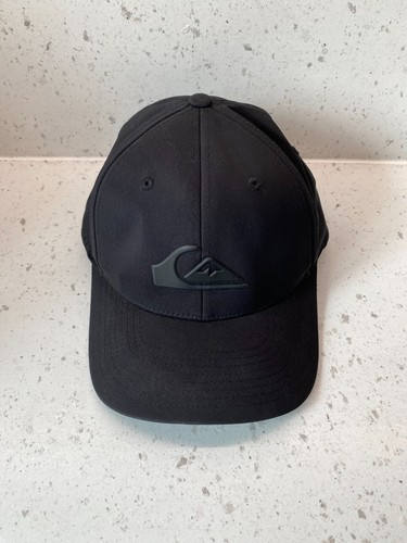 Quicksilver black baseball cap - black,