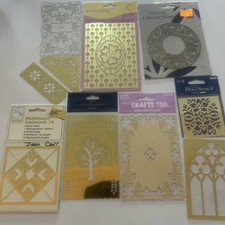 11 Assorted Embossing Plates
