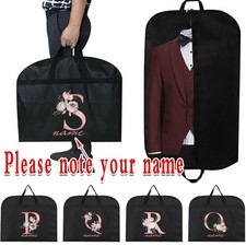 Personalised Custom name Clothes Cover Breathable Travel Suit Garment Dress Bag