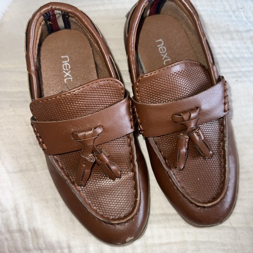 Next kids brown leather - brown,
