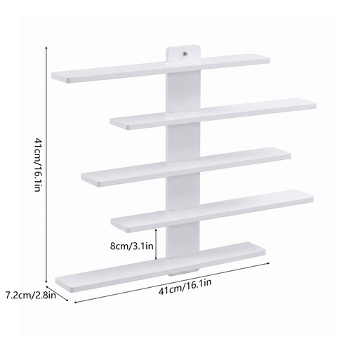Tier floating shelves wooden - 5,