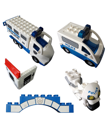 Lego duplo police - lego, vehicle