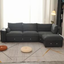 2/3 Seater Soft Fabric Deep