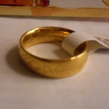 Gold tone Lord of the Rings
