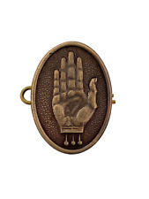 British Army WWI 36th Ulster Division cap badge SOLID BRONZE.