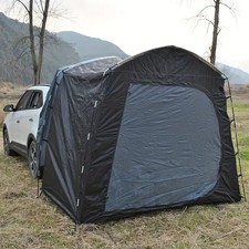 Outdoor Portable Waterproof Car Tent Rear Trunk Sunshade Camping Tent Black