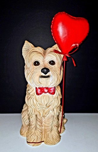 Adorable yorkie dog - adorable, statue