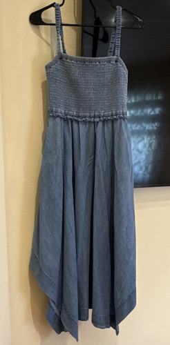 Gap blue denim strappy - denim,